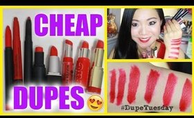 DUPES: High End vs. Drugstore Matte Lip Crayon  | #DupeTuesday EP. 1