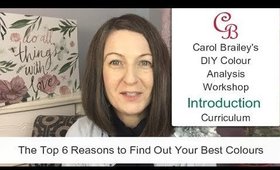 Top 6 Reasons to Get Your Colours Done | Colour Analysis (Free Intro Video From DIY Page)