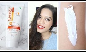 Suncros Sunscreen Review | Debasree Banerjee