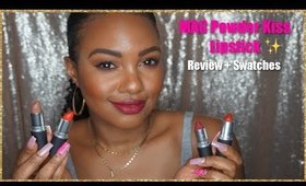 MAC Powder Kiss Lipstick Review + Swatches