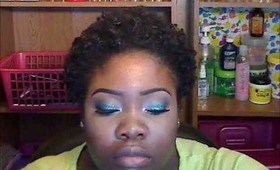 "Somebody That I Used to Know"-Blue/Green Makeup Tutorial
