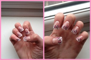 Got my nails done professionally this time, fancied a change, with a cute touch too!