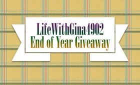 LifeWithGina4902 End of Year Giveaway | My Entry | PrettyThingsRock