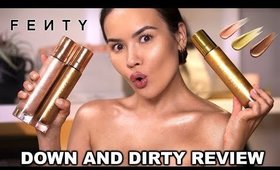 FENTY BEAUTY TROPHY WIFE BODY LAVA DOWN AND DIRTY REVIEW | Maryam Maquillage