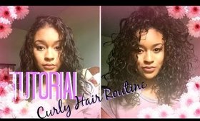 Tutorial| Curly Hair Routine (High Volume)