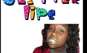 glitter lips