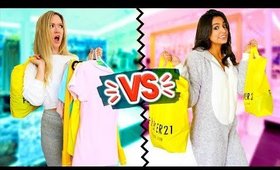 Alisha Marie vs Bethany Mota! $30 Outfit Challenge!