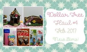 Dollar Tree Haul #4 | Fairy Garden ~ Feb 2017 | PrettyThingsRock