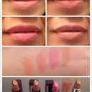 Nude lips swatches 