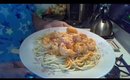 Wild Red Shrimp and pasta #cooking