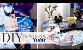DIY Tumblr Pinterest Collage Table | Home Decor | ANNEORSHINE