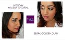 Holiday Makeup Tutorial - Berry, Golden Glam
