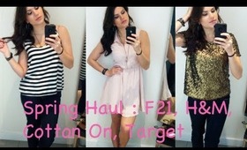 BIG SPRING HAUL!! F21, H&M, Target, Cotton On