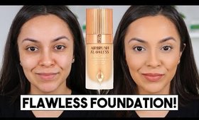 CHARLOTTE TILBURY AIRBRUSH FLAWLESS FOUNDATION FIRST IMPRESSION REVIEW - TrinaDuhra