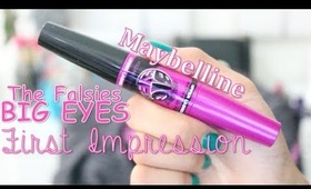 Maybelline 'The Falsies Big Eyes' Mascara First Impression & Demo