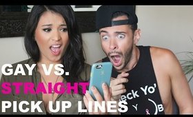 GAY VS. STRAIGHT PICK UP LINES