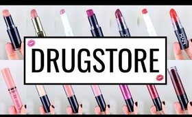 BEST FALL DRUGSTORE LIP PRODUCTS 2017! LIP SWATCHES