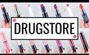 BEST FALL DRUGSTORE LIP PRODUCTS 2017! LIP SWATCHES