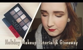 Holiday Makeup Tutorial & Giveaway ft. Maybelline The Nudes Palette