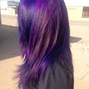 Purple beautiful hair 