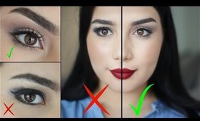 اخطاء مكياج العيون المبطنة || Maquillage Paupières Tombantes