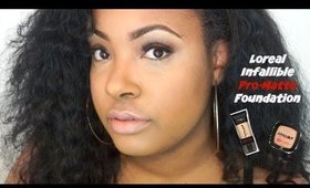 Loreal Infallible Pro-Matte Foundation | Classic Tan | Dry Skin.