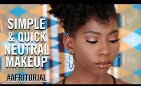 12 STEPS TO EASY AND QUICK NEUTRAL MAKEUP / FULL TUTORIAL / Afritorials by Kangai Mwiti