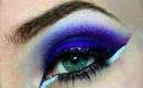 Dark Blue + Purple Smokey Eye