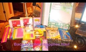 Back to school supplies haul
