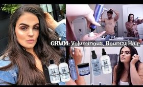 GRWM Voluminous, Bouncy Hair ft Bumble & Bumble Thickening Collection
