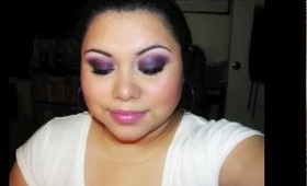 Smokey Purple Holiday Look #2 [using Mac's My Dark Magic eyeshadow]