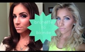 Brunette to Blonde | How I Did It At Home!