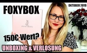 Foxybox September / Oktober 2019 (Wow fast 150€ Wert😍!)| Unboxing & Verlosung einer Box 😍