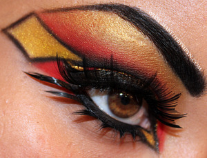 This look is inspired by the super heroine, Spider-Woman (Jessica Drew version)!

More pics and products used:
http://makeupbysiryn.com/2012/10/17/halloween-series-spider-woman-jessica-drew-inspired-eotd/