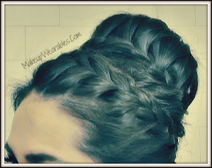 http://makeupwearables.com/2013/01/how-to-never-ending-french-braid-sock.html 


(REQUESTED LOOK) In this week's easy, step-by-step, hairstyles and updos hair tutorial video, I'm going to show you how to do the Never-Ending, French Braid/Plait Sock Bun hairstyle, on your own hair, for medium, long hair.  

(If the link doesn't work, go to MakeupWearables.Com, for this week - 1/25/13, the tutorial should be on the main page. <3 ) 