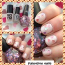 Valentine Heart Nails