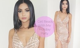 Get Ready With Me: Affordable Makeup | Hair | Outfit HOLIDAYS