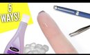 5 Unique Ways To Use Nail Polish Remover! | Nail Hacks