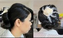 Spring Bridal Low Bow Updo Tutorial