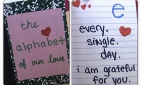 DIY: Alphabet of Love (Valentine's day gift idea)