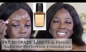 $68 FOUNDATION ON DARK SKIN! Pat McGrath Skin Fetish Foundation | @rachaelnalumu