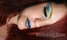 Flounder - The Little Mermaid Disney Inspired Makeup Tutorial