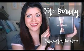 Bite Beauty |  Influenster Unboxing/Swatches
