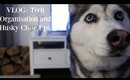 Daily Vlog: Organising Tech and Husky Close Ups