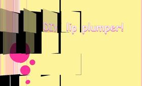 DIY lip plumper