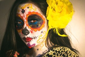 La muerte, inspired by the movie The Book of Life. Makeup by Dalia Luna