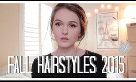 4 Fall Hairstyles | Simple & Cute!