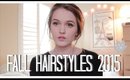 4 Fall Hairstyles | Simple & Cute!