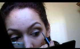 Simple & Pretty Eye with Red Lips tutorial! ( :