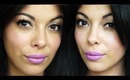 Spring Makeup Tutorial - Purple lips!